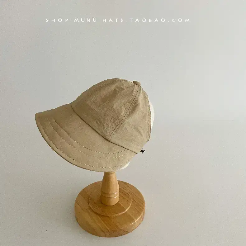 Children's Adjustable Blue Sun Cap with Strap — feature 11