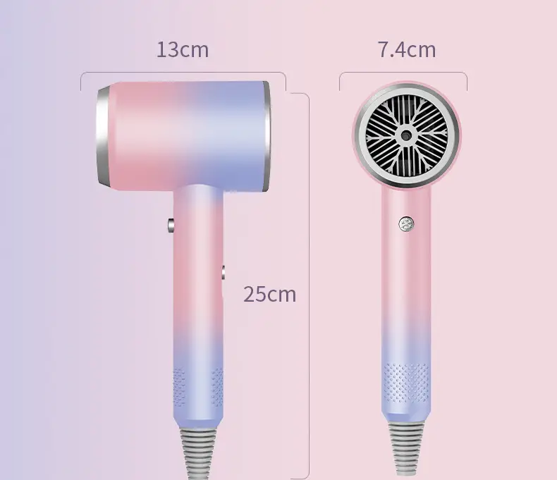 Electric Hair Dryer 1250W Purple Light Ion Technology — feature 15