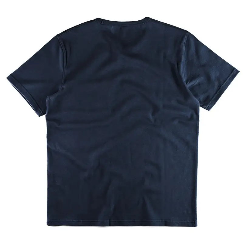 Men Gray T-Shirt with Black Flag Patch Short Sleeve — feature 18