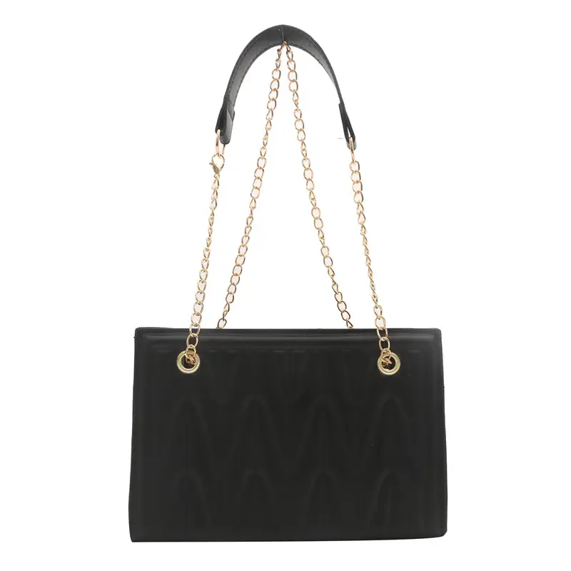 Women's Chain Crossbody & Embossed Quilted Bag Set - Image 7