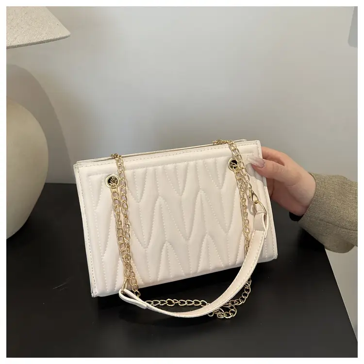 Women's Chain Crossbody & Embossed Quilted Bag Set — feature 16