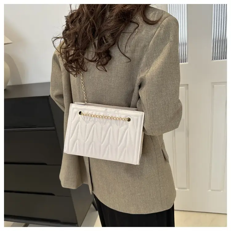 Women's Chain Crossbody & Embossed Quilted Bag Set — feature 17