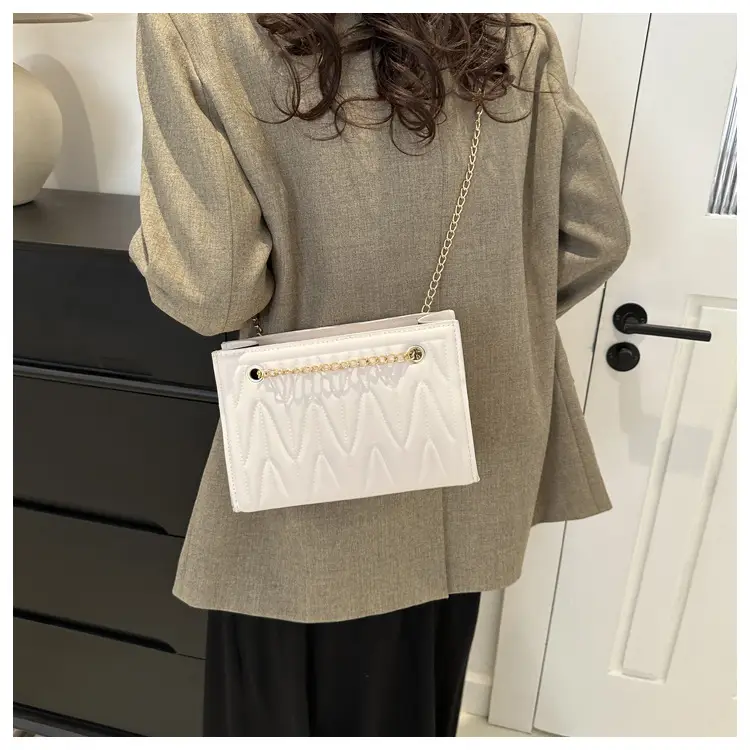 Women's Chain Crossbody & Embossed Quilted Bag Set — feature 18