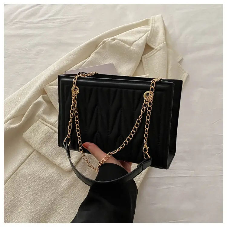 Women's Chain Crossbody & Embossed Quilted Bag Set — feature 20