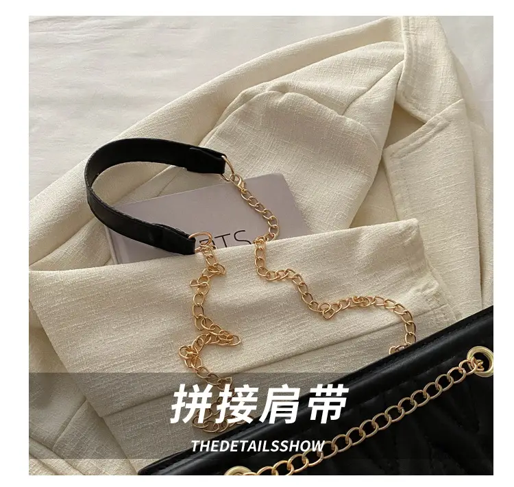 Women's Chain Crossbody & Embossed Quilted Bag Set — feature 4