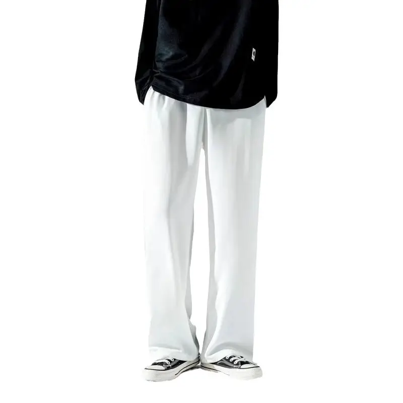 Men's Ice Silk Loose Pants Solid Color Wholesale - Image 9