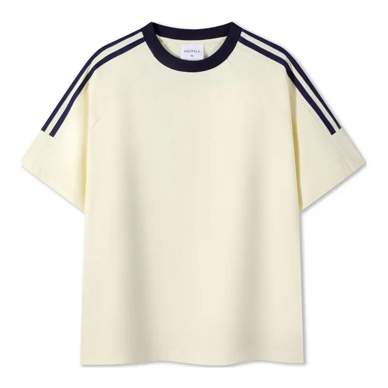 Men Women Cotton T-Shirt Set Light Blue National Fashion - Image 6