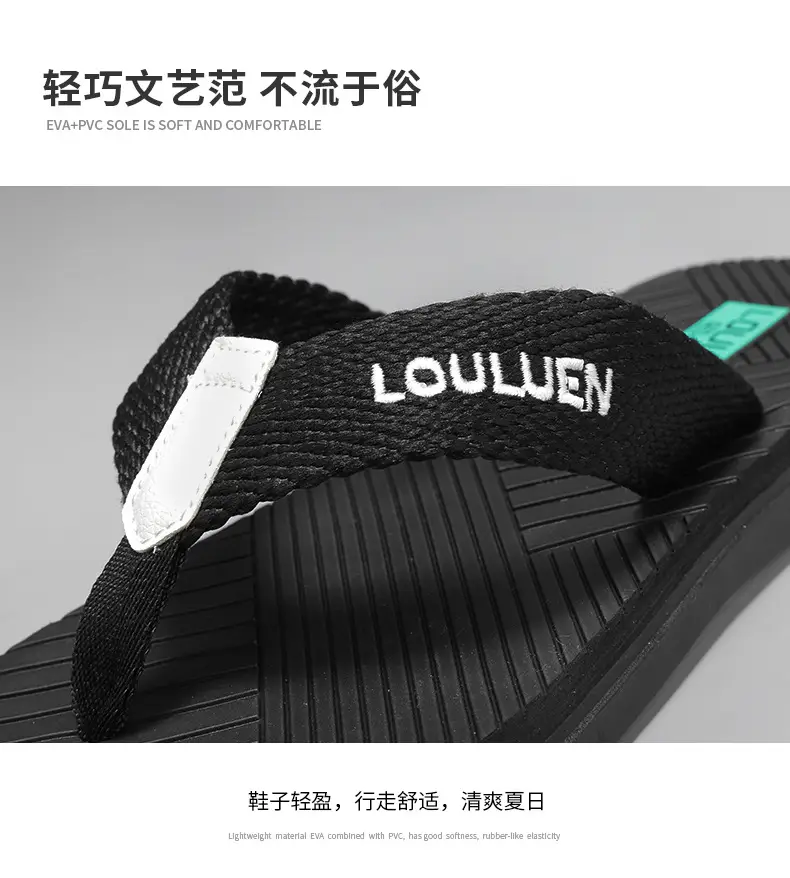Men Blue Non-Slip Beach Flip Flops 2026 — feature 6