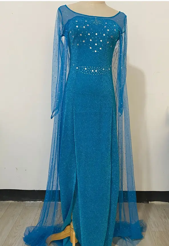Halloween Frozen cosplay Princess Aisha Dress Adult Cosplay Adult Table Costume — feature 3