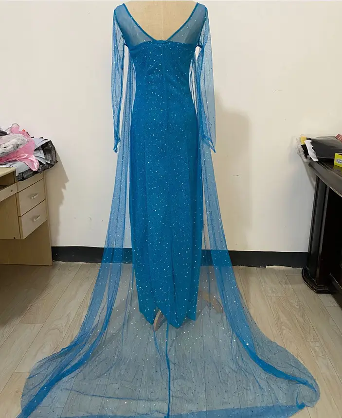 Halloween Frozen cosplay Princess Aisha Dress Adult Cosplay Adult Table Costume — feature 4