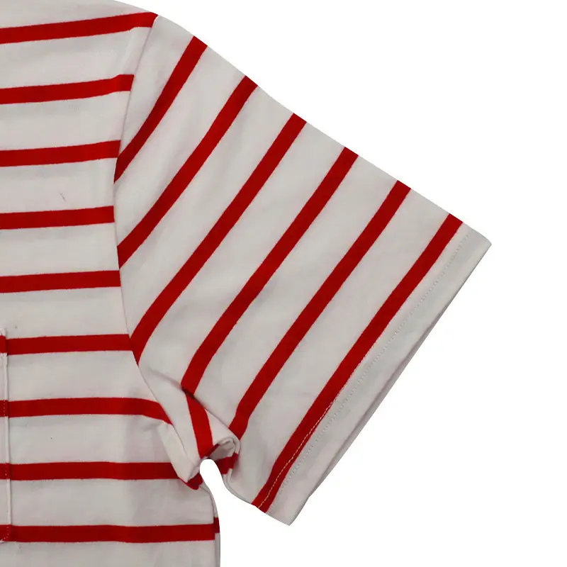 Men Striped Short Sleeve T-Shirt Round Neck Plus Size — feature 27