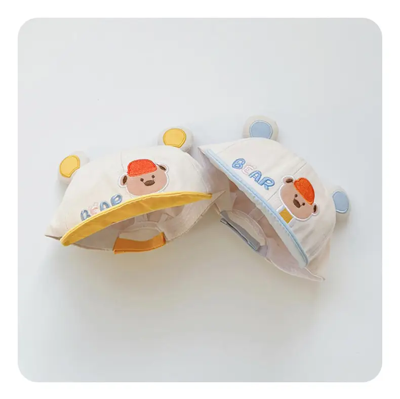 Baby Bear Peaked Hat Pure Cotton Sun Hat for Kids — feature 10