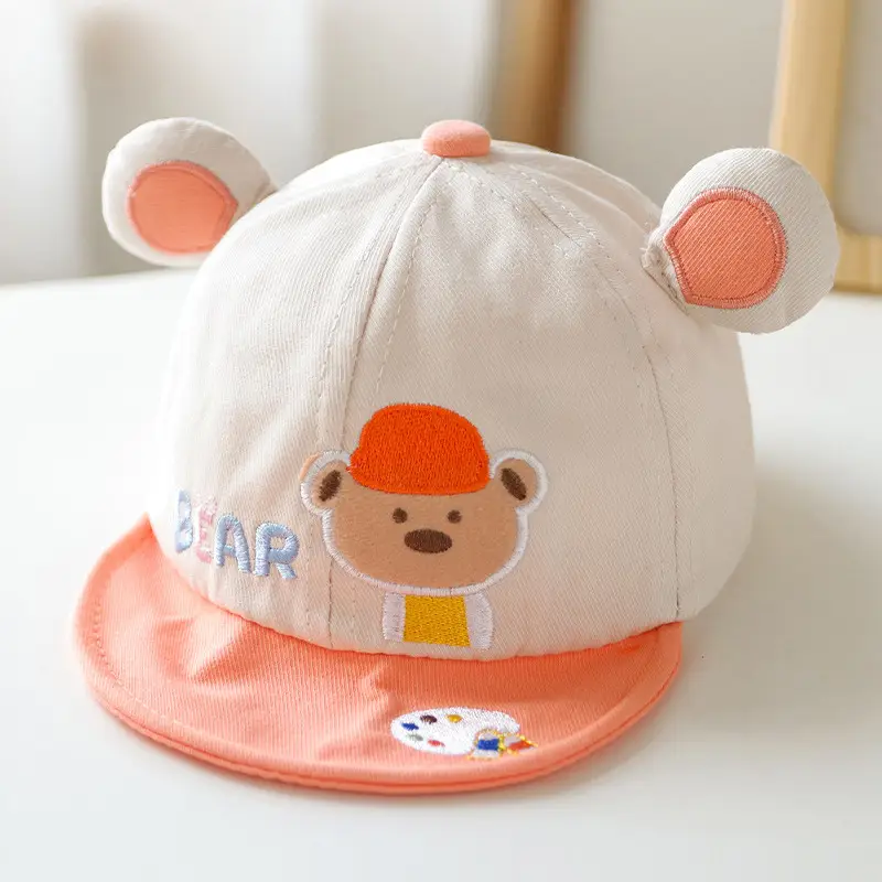 Baby Bear Peaked Hat Pure Cotton Sun Hat for Kids - Image 2