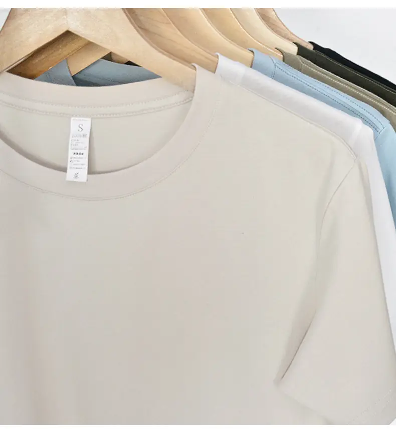 Pure Cotton T-Shirt 185 Summer Cool Beige — feature 26
