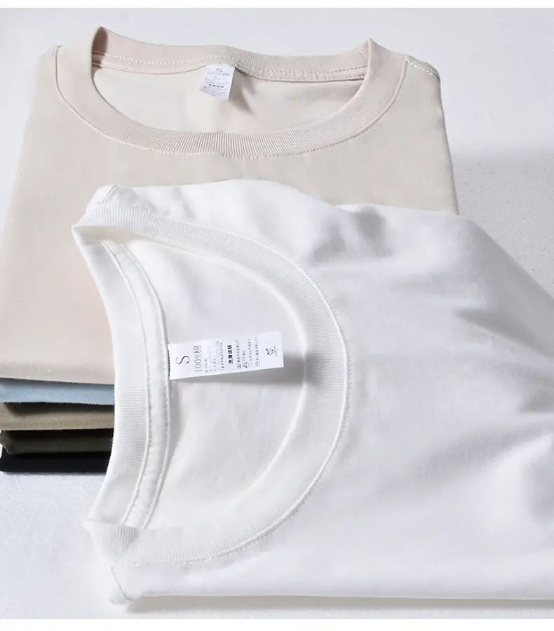 Pure Cotton T-Shirt 185 Summer Cool Beige — feature 27