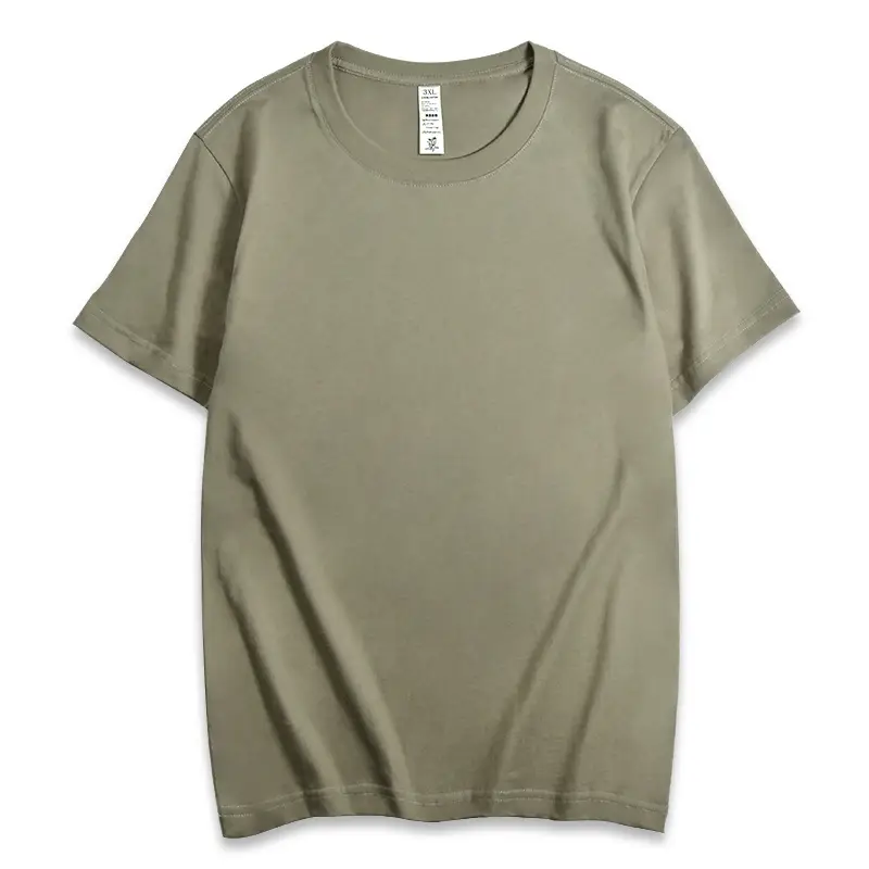 Pure Cotton T-Shirt 185 Summer Cool Beige - Image 5