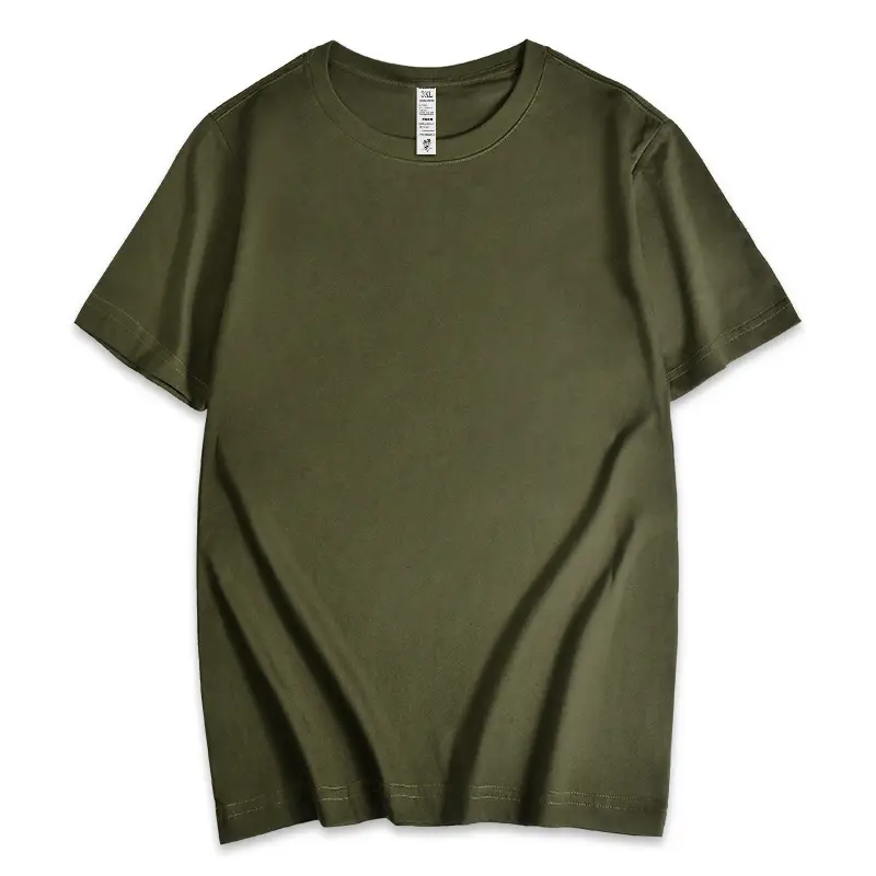 Pure Cotton T-Shirt 185 Summer Cool Beige - Image 6