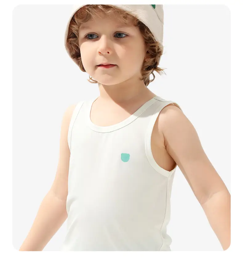 Baby's Cool Modal Sleeveless Vest Top Summer — feature 17