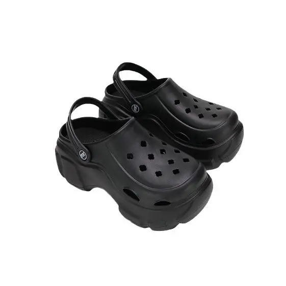 Women's thick-soled hole shoes non-slip platform summer outdoor wear 6cm increased closed toe sandals detachable 2024 New - Image 9