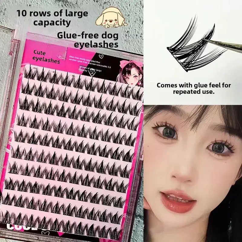 False Eyelashes Large Capacity Self-Adhesive Glue-Free Trilogy - Image 14