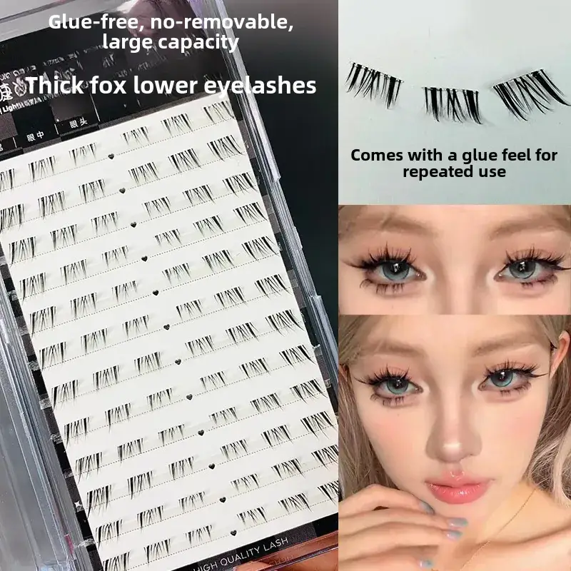 False Eyelashes Large Capacity Self-Adhesive Glue-Free Trilogy - Image 29