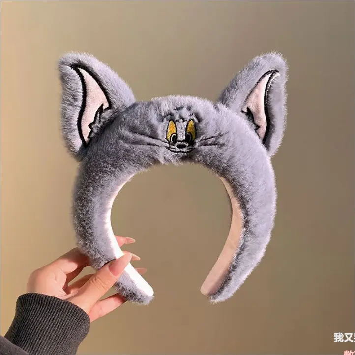 Cute Plush Mouse Ear Hairband for Women