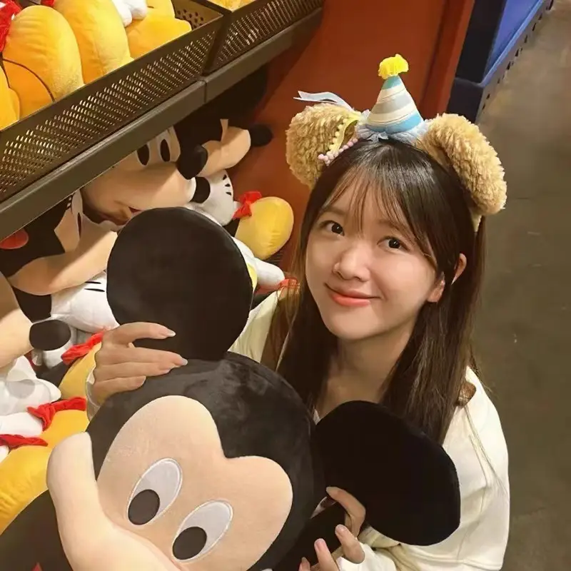 Cute Plush Mouse Ear Hairband for Women