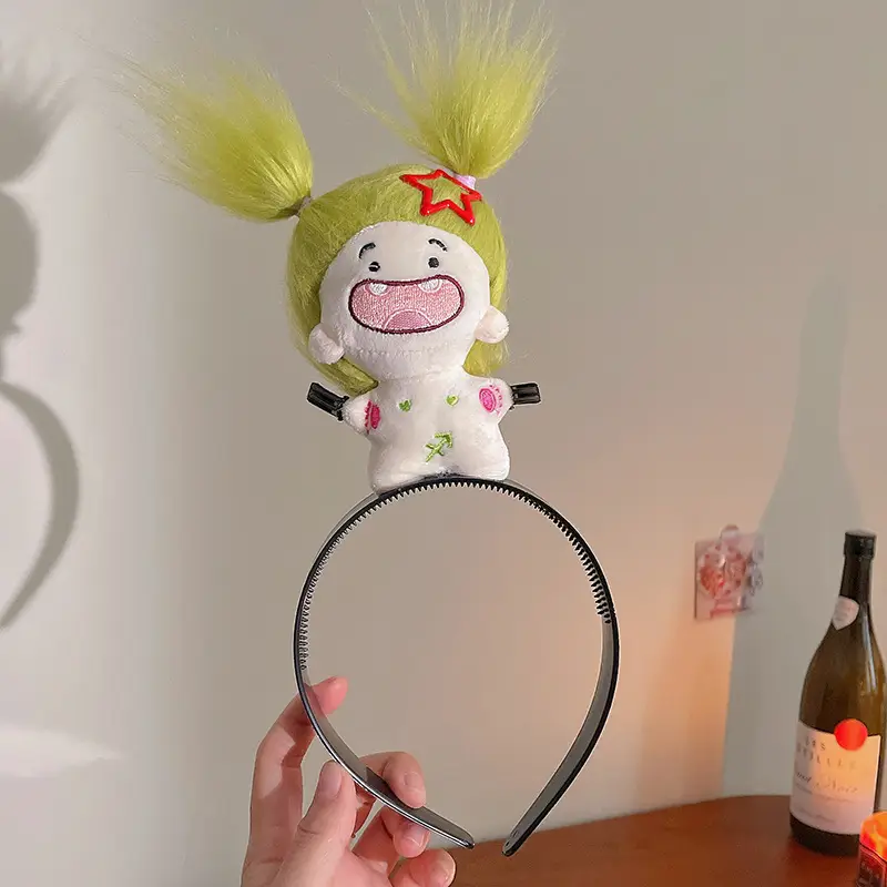 Green Doll Hair Hoop