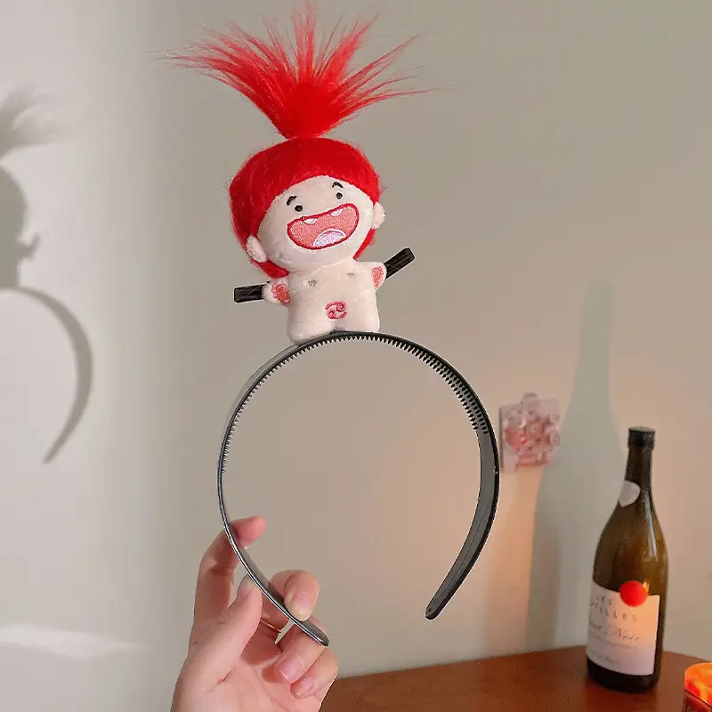 Red Doll Hair Hoop