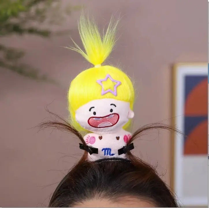 Yellow Doll Hair Hoop