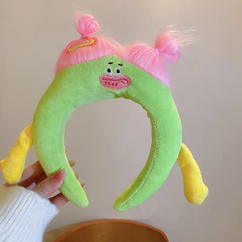 Fried hair braid hairband green