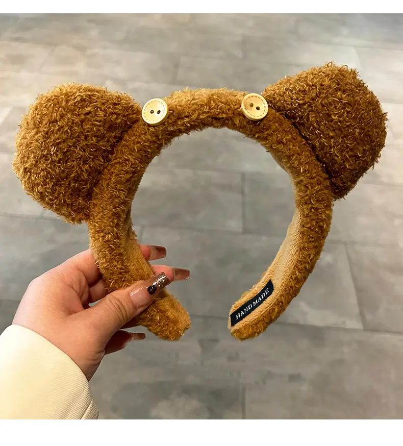 Cute Plush Mouse Ear Hairband for Women