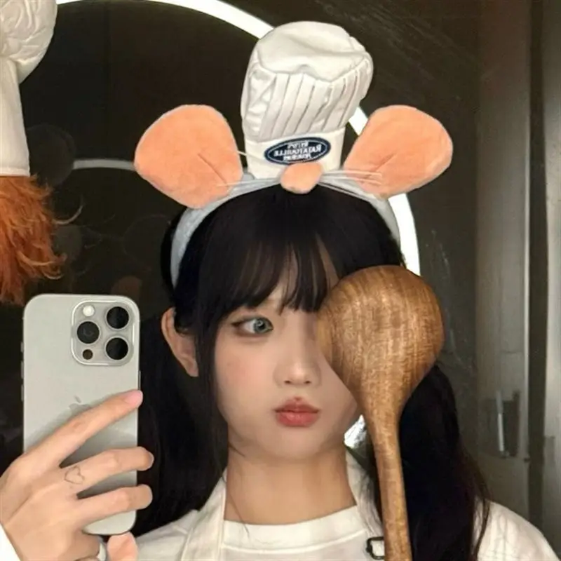 Cute Plush Mouse Ear Hairband for Women