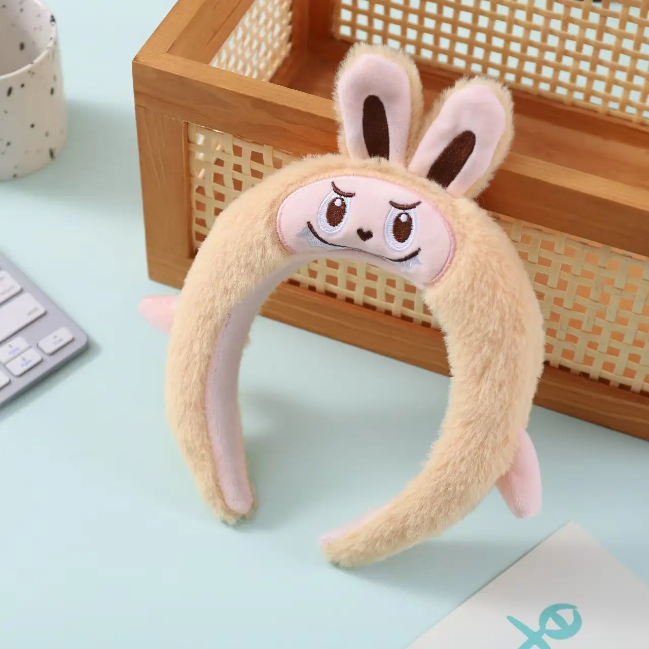 Cute Plush Mouse Ear Hairband for Women