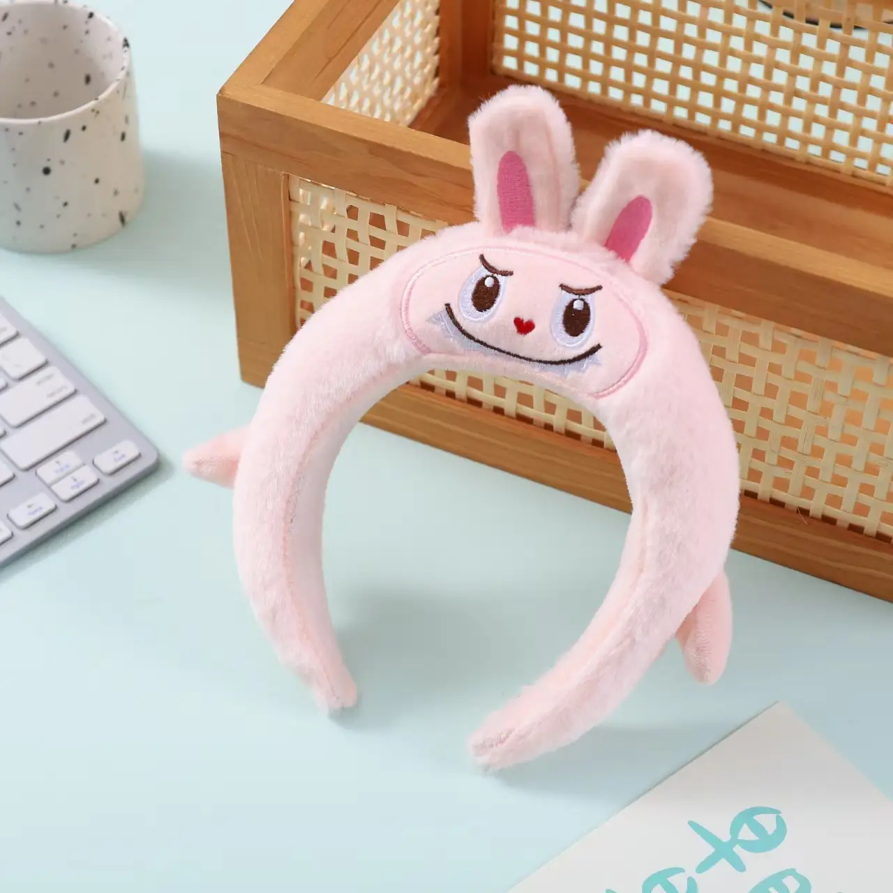 Cute Plush Mouse Ear Hairband for Women