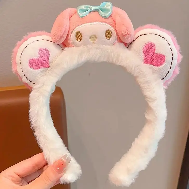 Cute Plush Mouse Ear Hairband for Women