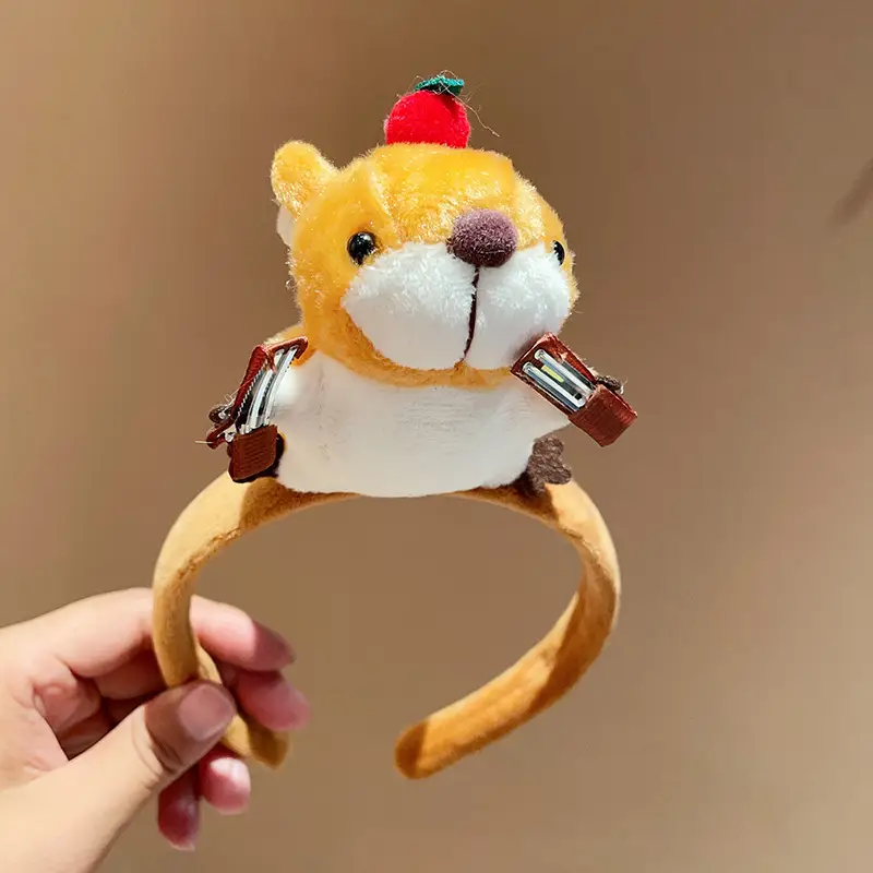 Cute Plush Mouse Ear Hairband for Women