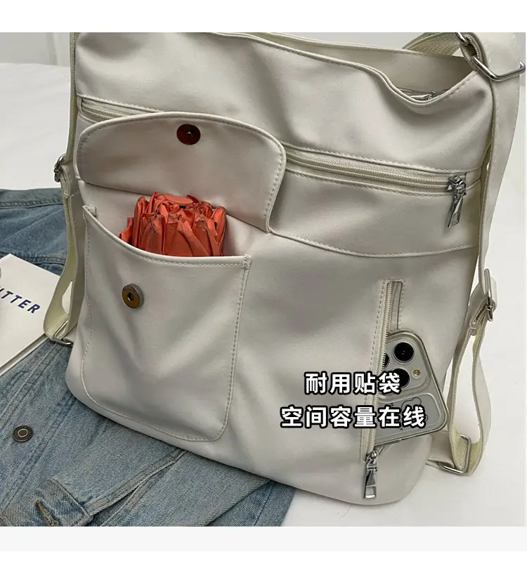 Women Canvas Shoulder Bag Large Capacity Commute 2024 — feature 5