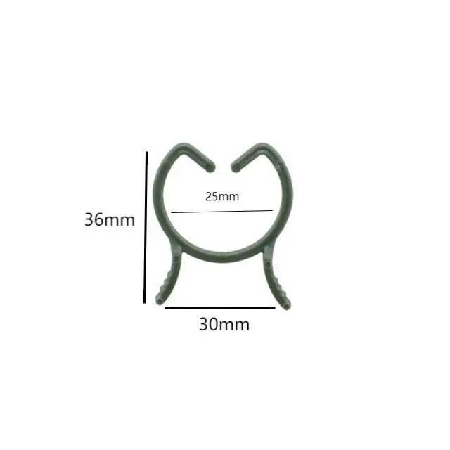 Gardening Clip Butterfly Buckle Large Eight-Character Plant Binding Tie Vine Fixed Clip Holder Plastic Small Clip — feature 3