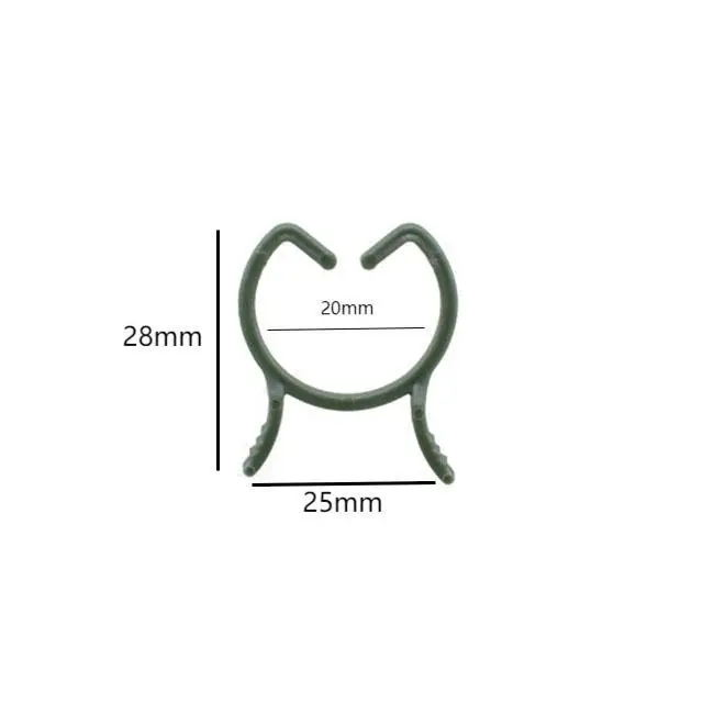 Gardening Clip Butterfly Buckle Large Eight-Character Plant Binding Tie Vine Fixed Clip Holder Plastic Small Clip — feature 4