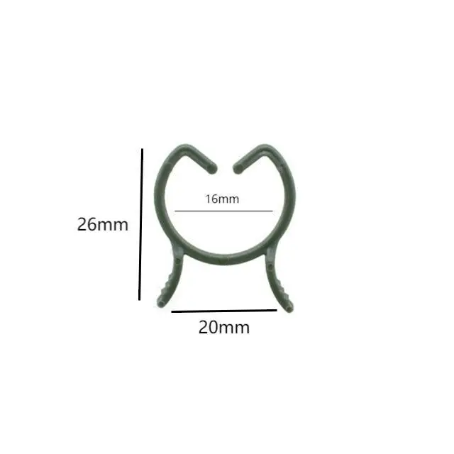 Gardening Clip Butterfly Buckle Large Eight-Character Plant Binding Tie Vine Fixed Clip Holder Plastic Small Clip — feature 5