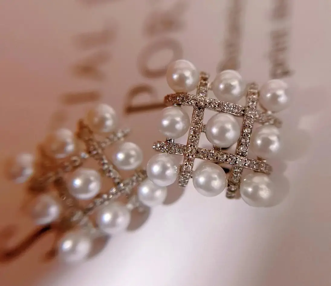 S925 Sterling Silver Pearl Earrings Middle Style — feature 22