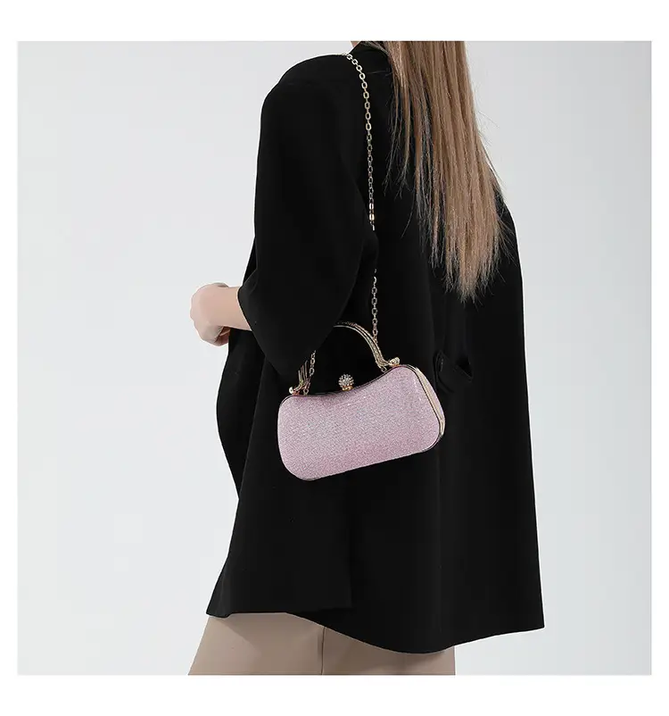 Women's Sparkly Pink Shoulder Messenger Bag — feature 11