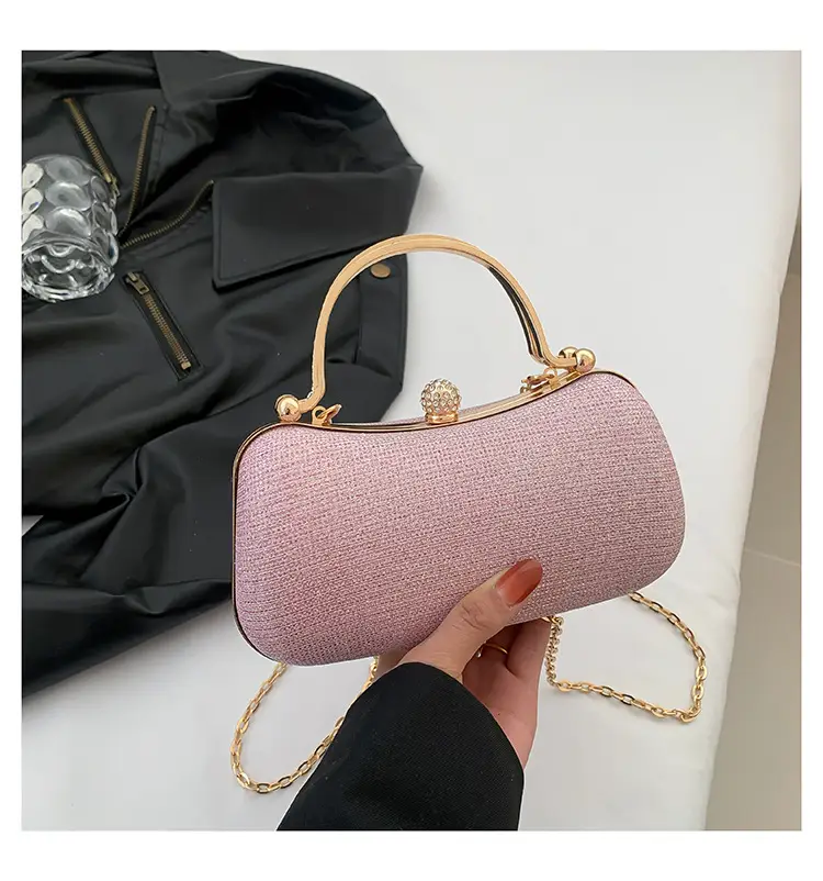 Women's Sparkly Pink Shoulder Messenger Bag — feature 22