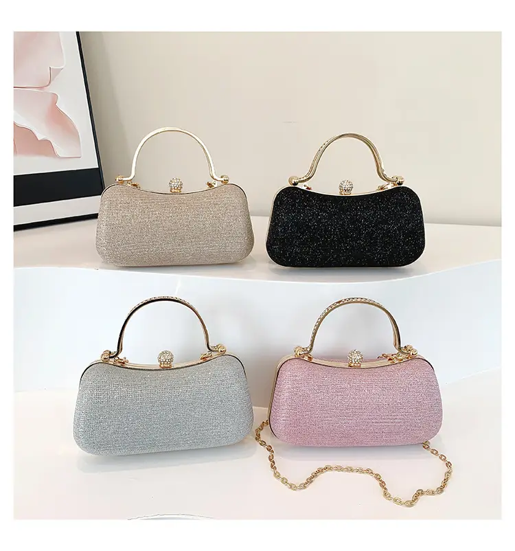 Women's Sparkly Pink Shoulder Messenger Bag — feature 26