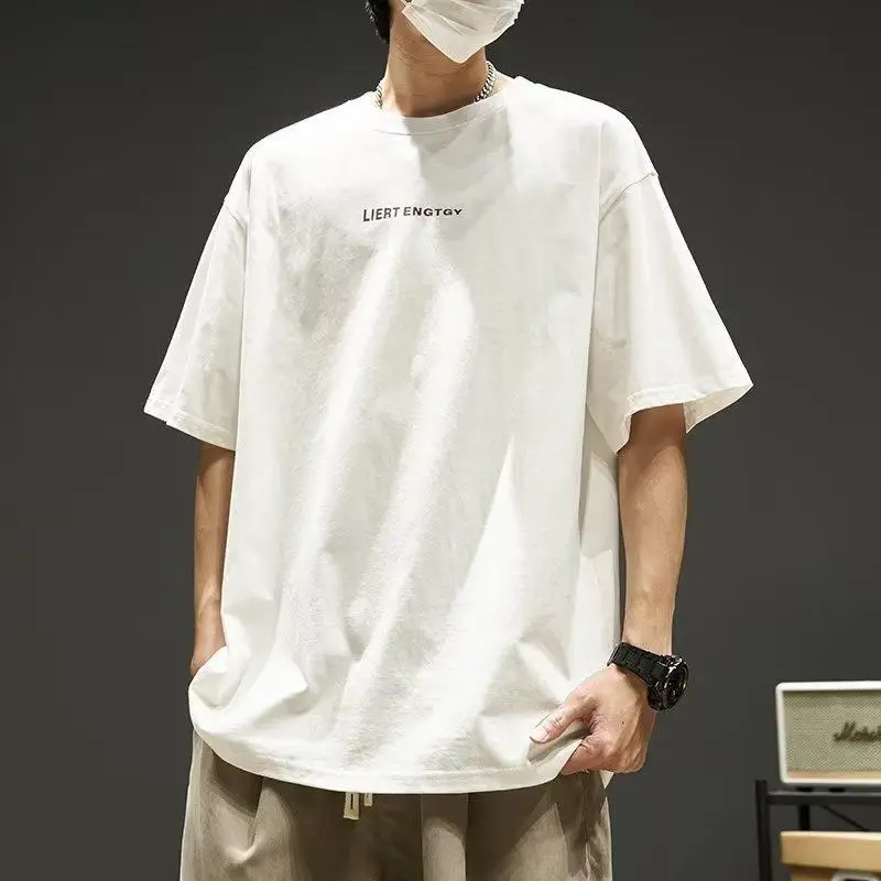 Spring Summer T-Shirt for Boys Round Neck Short Sleeve