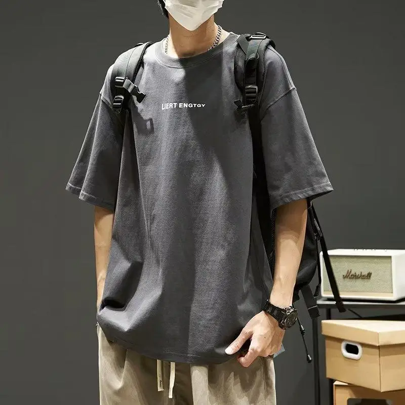 Spring Summer T-Shirt for Boys Round Neck Short Sleeve