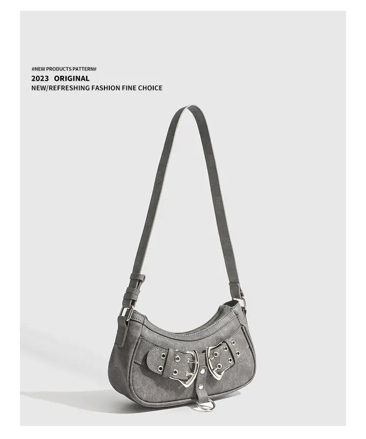 Black Zipper Shoulder Bag for Women 2026 — feature 10