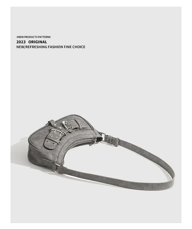 Black Zipper Shoulder Bag for Women 2026 — feature 13