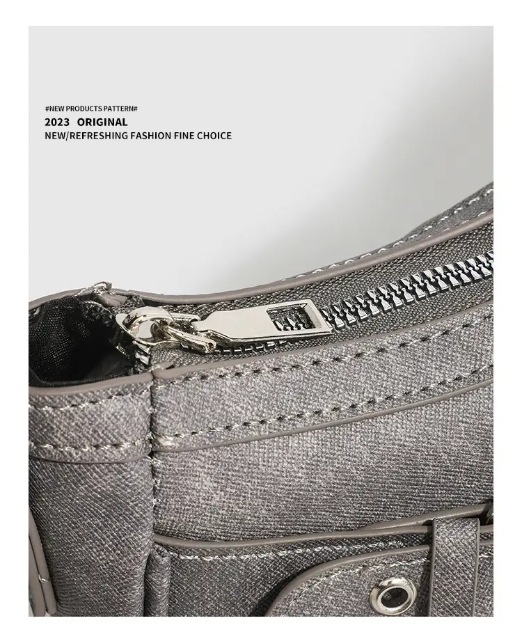 Black Zipper Shoulder Bag for Women 2026 — feature 20